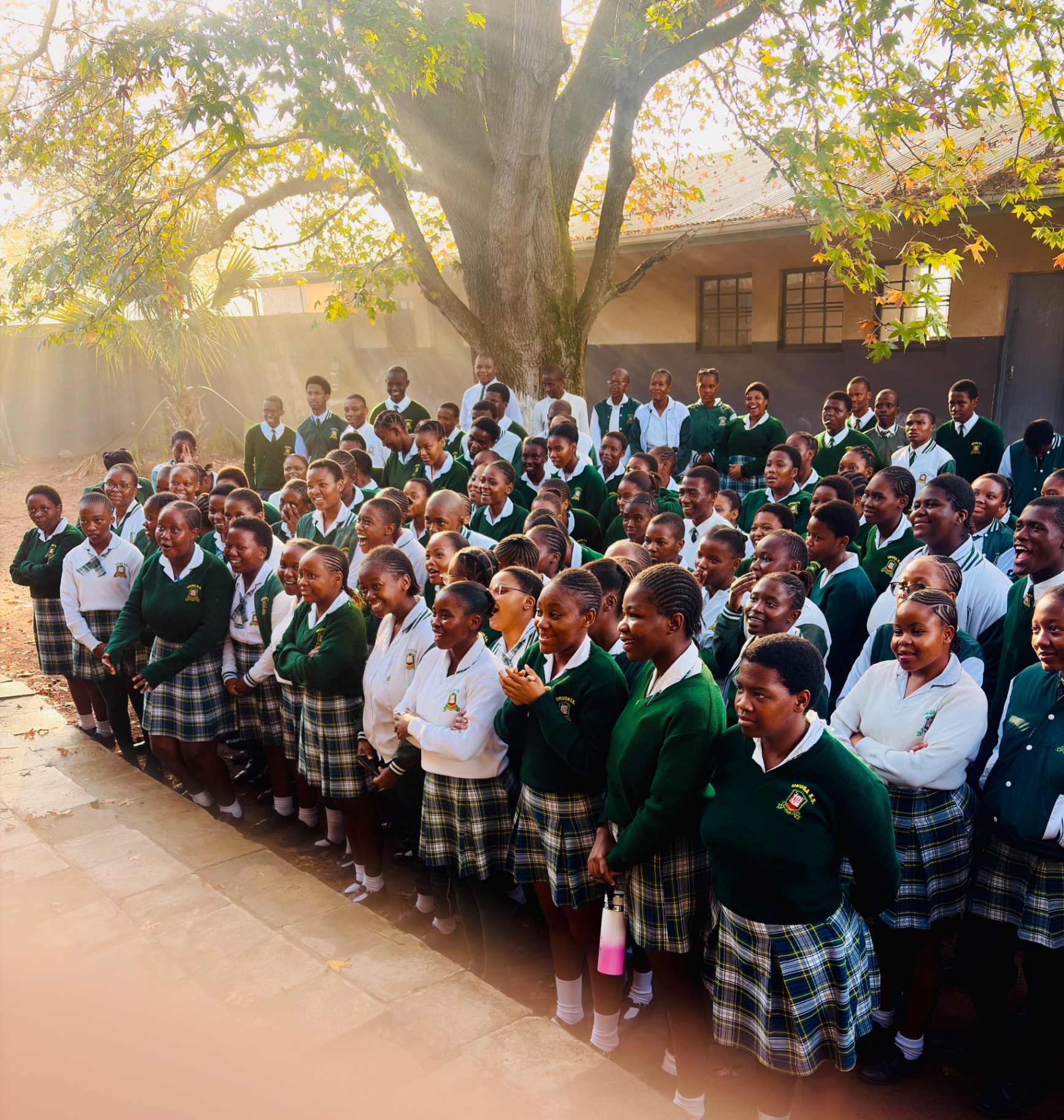 Learners gathered for career guidance